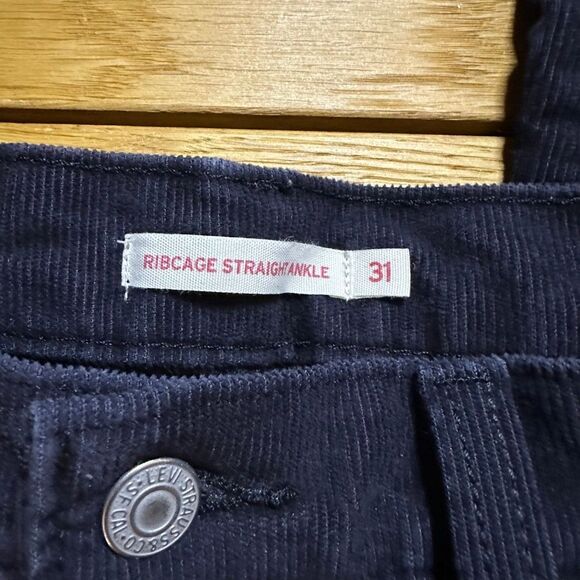 Levi ribcage straight ankle 31 corduroy - Picture 4 of 14